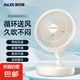 奧克斯USB小風(fēng)扇電風(fēng)扇桌面小電扇廚房小型臺(tái)扇辦公宿舍床頭車載 【直徑22cm 自動(dòng)搖頭】臺(tái)扇