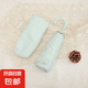 雨傘手動(dòng)彎鉤折疊傘女防曬防紫外線高級(jí)感遮陽(yáng)傘超輕晴雨傘便攜 淺綠【五折傘彎鉤柄】