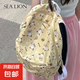 書包女大學(xué)生韓版ins大容量簡(jiǎn)約可愛帕恰狗背包初中高中生雙肩包 黃色