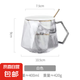 杯子ins 高顏值馬克杯情侶款杯子喝水杯家用杯子陶瓷帶蓋勺石紋杯 灰色杯+蓋+勺 1個(gè) 400ml
