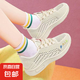 春夏季2025新款女鞋透氣鏤空網(wǎng)面休閑鞋跑步運(yùn)動(dòng)鞋防滑軟底網(wǎng)鞋 F35【咖色】 39