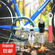 山地車修理工具 中軸拉馬拆卸工具帶扳手工具套裝 自行車維修工具 紅柄中軸扳手+銀中軸+拉碼工具套 均碼