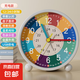 2025新款早教兒童小鬧鐘女孩自律男孩桌面起床神器鐘表學生用專用學習時鐘金屬機械打鈴鬧鈴 4.5寸【充電款】輕松認時