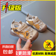 女童涼鞋2025夏季新款透氣網(wǎng)面幼童鞋男童軟底沙灘鞋輕便運動鞋 卡其色 21 鞋內(nèi)長14.5cm適合腳14cm