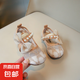 女童公主鞋2025春夏新款兒童網(wǎng)紗透氣單鞋仙女風(fēng)小女孩鞋夏 深卡其色 27 內(nèi)長(zhǎng)16.7cm