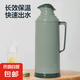 三十年老廠品質(zhì)塑料老式熱水瓶家用鴨嘴長(zhǎng)效暖瓶保溫壺2.0食品級(jí) 墨綠鴨嘴壺2.0L 整套外殼+雙層內(nèi)膽+硅膠塞+口圈