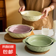 酸菜魚(yú)大盆碗家用陶瓷雙耳湯碗ins高顏值泡面碗學(xué)生宿舍用沙拉碗 果綠色8.5英寸雙耳石紋湯碗1個(gè)