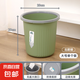 壓圈垃圾桶家用輕奢加厚塑料垃圾簍廚房衛(wèi)生間辦公室紙簍中大號(hào) 綠色大號(hào)（12L）