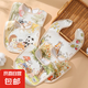 U型口水巾嬰兒圍嘴純棉新生兒防水吐奶圍脖A類可調(diào)節(jié)吐奶寶寶圍兜 【5條裝】森林好友組合