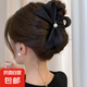 蝴蝶結(jié)后腦勺發(fā)夾女鯊魚(yú)夾2025高級(jí)感氣質(zhì)抓夾發(fā)量少夾子 黑色