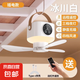 小吊扇小型電風(fēng)扇蚊帳扇家用學(xué)生宿舍風(fēng)扇床上風(fēng)扇輕音電風(fēng)扇吊式小電扇 插電款