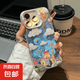 梵高手繪小鎮(zhèn)適用iphone16手機(jī)殼支架蘋果華為vivo小米OPPO榮耀套 鐳射彩色-銀色-LIYIK3356梵高手繪小鎮(zhèn) IPHONE16