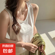 【棉感】夏季新款內(nèi)搭寬松休閑上衣服百搭雪紡打底衫吊帶背心女 K26-白色 2XL 建議130-140斤