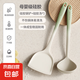 食品級(jí)硅膠鏟子家用專用湯勺炒菜鏟子耐高溫鍋鏟廚具套裝 【鉑金硅膠】鍋鏟+湯勺