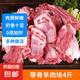 帶骨羊肉塊 大塊新鮮羔羊帶骨肉燒烤火鍋熬湯食材 帶骨羊肉塊4斤