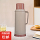 三十年老廠品質(zhì)塑料老式熱水瓶家用鴨嘴長效暖瓶保溫壺2.0食品級(jí) 咖色平蓋款2.0L 整套外殼+雙層內(nèi)膽+硅膠塞+口圈
