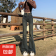 復古辣妹流蘇微喇叭牛仔褲女夏季彈力顯瘦高腰毛邊馬蹄拖地褲KXW 953復古藍 2XL 【125-145斤】