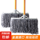 木桿拖把棉線家用老式墩布?jí)m推拖布工廠物業(yè)吸水普通大號(hào)純棉拖把 38cm木桿棉線排拖