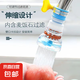 廚房水龍頭防濺花灑過濾器延伸器可旋轉伸縮自來水節(jié)水濾水器通用 水龍頭防濺頭【顏色隨機3個裝】