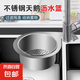 不銹鋼天鵝瀝水籃廚房洗菜盆過(guò)濾網(wǎng)過(guò)濾水池水槽收納置物架 天鵝瀝水籃【不銹鋼款】