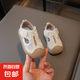2025年夏季新款男寶寶休閑涼鞋小寶寶軟底防滑沙灘鞋透氣小孩網(wǎng)鞋 1925卡其色 17 內長12.5厘米