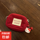 京東物流 新款迷你零錢(qián)包耳機(jī)收納包學(xué)生高顏值燈芯絨耳機(jī)包 燈芯絨收納包