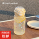 春季高顏值塑料水杯防摔耐高溫吸管杯子雙飲大容量學(xué)生男女 黃色 530ml 1個(gè)