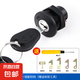 電動(dòng)車后備箱鎖通用配件電瓶摩托車尾箱鎖鉤工具箱靠箱鎖芯固定扣 后備箱鑰匙鎖-1鎖4鉤1壓板-1個(gè)裝