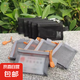 透明尼龍網(wǎng)格拉鏈包硬幣零錢(qián)袋卡片袋銀行卡證件收納袋迷你卡包袋 （新人價(jià)）迷你收納袋-灰色-1個(gè)