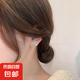 s925銀針花朵耳飾優(yōu)雅氣質(zhì)百搭網(wǎng)紅耳釘女韓版設(shè)計(jì)感簡(jiǎn)約耳墜 E0365