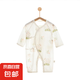 【夏清倉貝樂咿爬服】嬰兒連體衣夏季薄款長袖空調(diào)服寶寶純棉哈衣 5251#草坪鹿 59cm