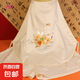 重工刺繡肚兜蘇繡肚兜中國風(fēng)內(nèi)衣女士睡衣套裝古風(fēng)內(nèi)搭七夕禮物 白色-蓮子 均碼