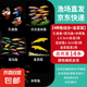 小型觀賞魚孔雀魚米奇魚斑馬魚白云金絲金苔鼠魚小型熱帶魚活體魚 孔雀斑馬米奇各4條+金苔鼠2條