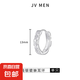 s925純銀貔貅耳環(huán)男士2025新款爆款高級(jí)感潮流痞帥男耳圈耳釘耳飾 13mm銀色貔貅耳環(huán)單只【925銀】