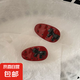 1個裝時尚紅色領結(jié)波點發(fā)夾韓系高級感少女發(fā)卡 紅色領結(jié)波點發(fā)夾1個