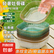 吐骨頭盤(pán)碟家用食品級(jí)餐桌垃圾盤(pán)碟高端新款吐骨碟加厚盤(pán)子碟子 金邊10個(gè)裝（顏色隨機(jī)）