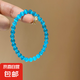 藍色貓眼石串珠手鏈女小眾設(shè)計高級感手串新中式時尚手環(huán)手飾批發(fā) 手鏈-藍色貓眼石-6mm