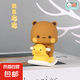 新款一二布布搖搖車載汽車中控臺(tái)擺件車內(nèi)可愛(ài)用品情侶公仔 木馬款【布布】