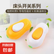 手按大功率單控按鈕開關(guān)小電燈單開開關(guān)純銅接線按鍵船型床頭開關(guān) 黃白床頭開關(guān)-3個(gè)（顏色隨機(jī)）