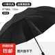 加固折疊雨傘手動(dòng)結(jié)實(shí)耐用黑膠晴雨傘兩用遮陽防曬學(xué)生雨傘 黑色-加大號(hào)110cm黑膠防曬款 10骨