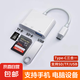 相機讀卡器sd卡適用蘋果索尼佳能尼康iPhone口傳輸線手機tf內(nèi)存OTG轉(zhuǎn)換器typec轉(zhuǎn)接頭ccd連接直傳 Type-C接口三合一【支持SD/TF卡/U盤】