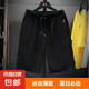 【人體工程剪裁】短褲男士夏季薄款休閑運(yùn)動(dòng)短褲夏季外穿五分褲男 8549【單件裝】黑色 3XL