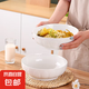 蓮華浮雕大湯碗家用2025新款裝湯簡(jiǎn)約9寸湯盆酸菜魚碗陶瓷創(chuàng)意碗 白色 9英寸 1個(gè) 蓮花碗