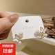 韓版蝴蝶珍珠耳環(huán)可拆多戴款淑女甜美可愛(ài)氣質(zhì)蝴蝶翩翩耳釘女 圖片色