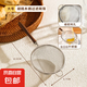 家用面粉篩嬰兒輔食超細(xì)網(wǎng)漏豆?jié){果汁過濾網(wǎng)篩食品級鋼隔渣神器 【胡桃木柄】密孔網(wǎng)篩大號10CM