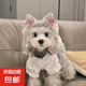 寵物狗狗約克夏馬爾濟(jì)斯花朵領(lǐng)結(jié)發(fā)夾山茶花粉色寵物發(fā)飾頭飾 粉色山茶花發(fā)夾2個(gè)