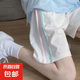 休閑運(yùn)動(dòng)褲女生女童2025新款夏季薄款寬松顯瘦百搭闊腿五分短褲子 RWC-DK34【白色】高品質(zhì) 160CM