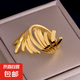 歐美設(shè)計夸張不規(guī)則情侶雛菊個性戒指鈦鋼新潮嘻哈不掉色食指指環(huán) 雛菊個性戒指(A525)