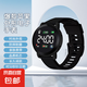 學(xué)生黨電子表ins高顏值森系帥氣百搭初高中生獨角獸運動LED電子表 黑色