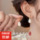 水滴形珍珠耳釘法式清冷小眾百搭耳墜2025年新款仿珍珠耳環(huán)送老婆 水滴形珍珠耳釘